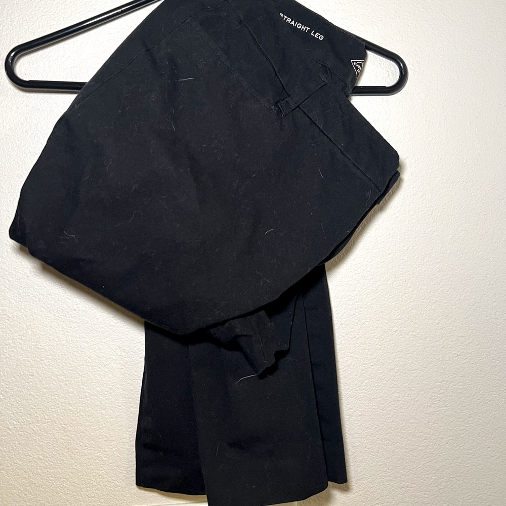 St John’s Bay Black Straight Leg Pants Size 16 Wide